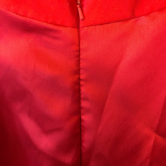 NWT B. Smart Red Satin Maxi Dress - Picture 7 of 9
